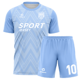 サッカー ユニフォーム 水色